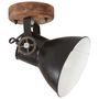 Voir la diapositive 3 : VIDAXL Lampe murale industrielle/de plafond 2 pcs Noir 20x25 cm E27