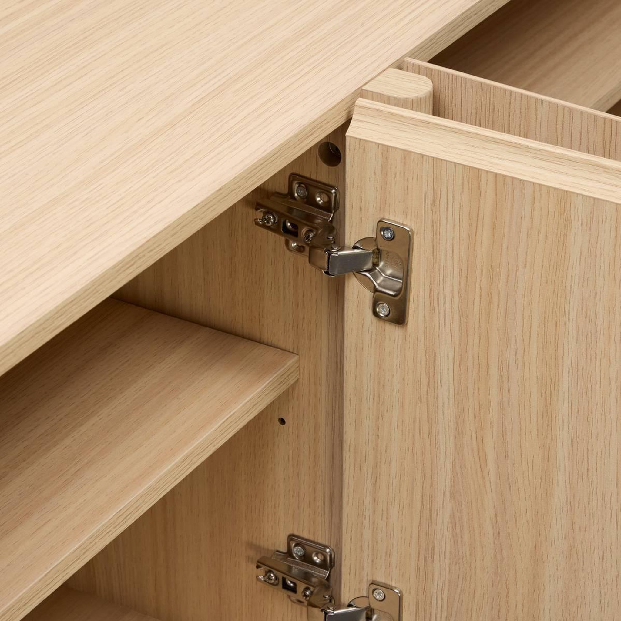 Voir la diapositive 4 : ATMOSPHERA Meuble TV 4 Portes  John  171cm Beige