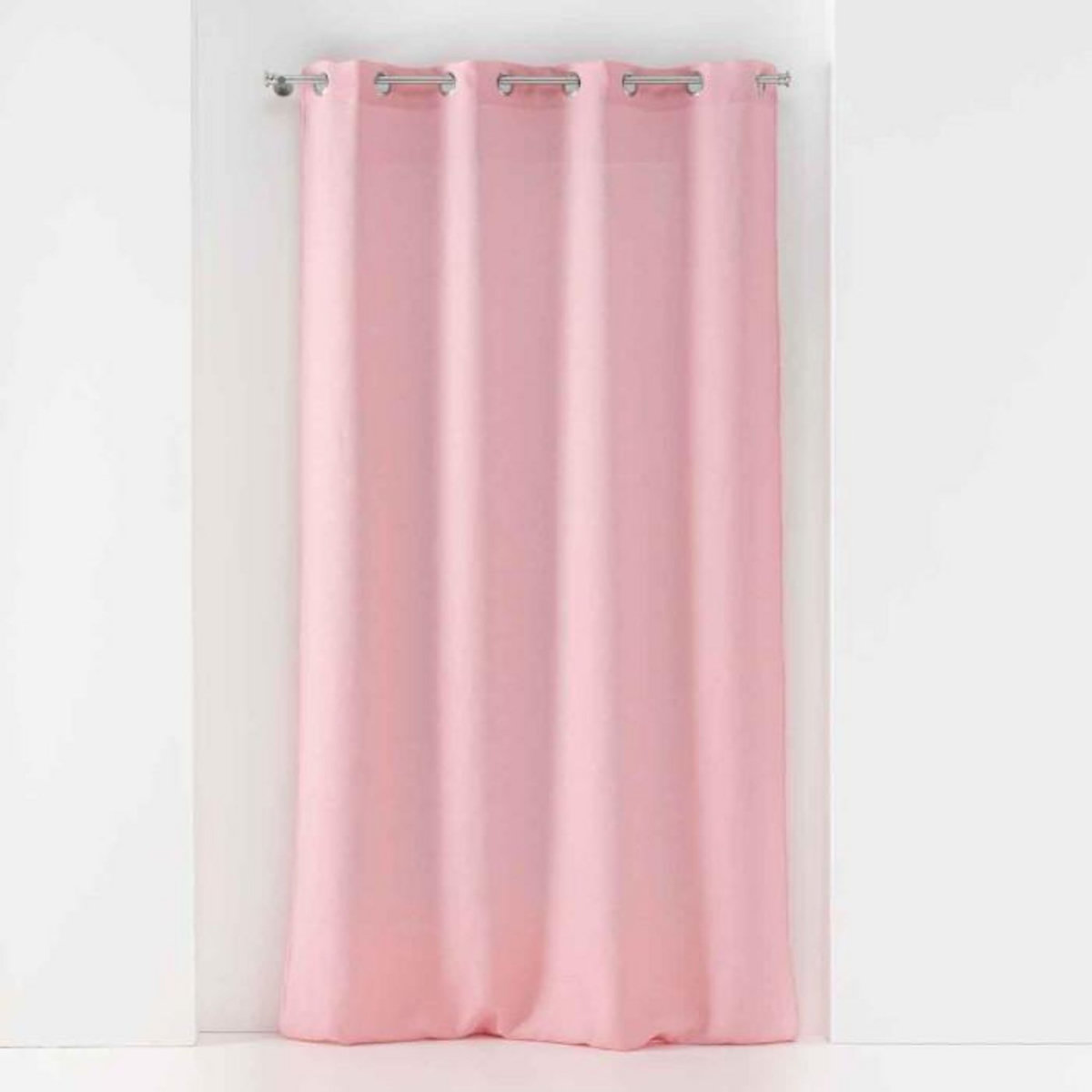 Paris Prix Rideau Voilage à Œillets  Soane  140x240cm Rose