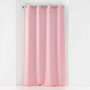 Voir la diapositive 1 : Paris Prix Rideau Voilage à Œillets  Soane  140x240cm Rose