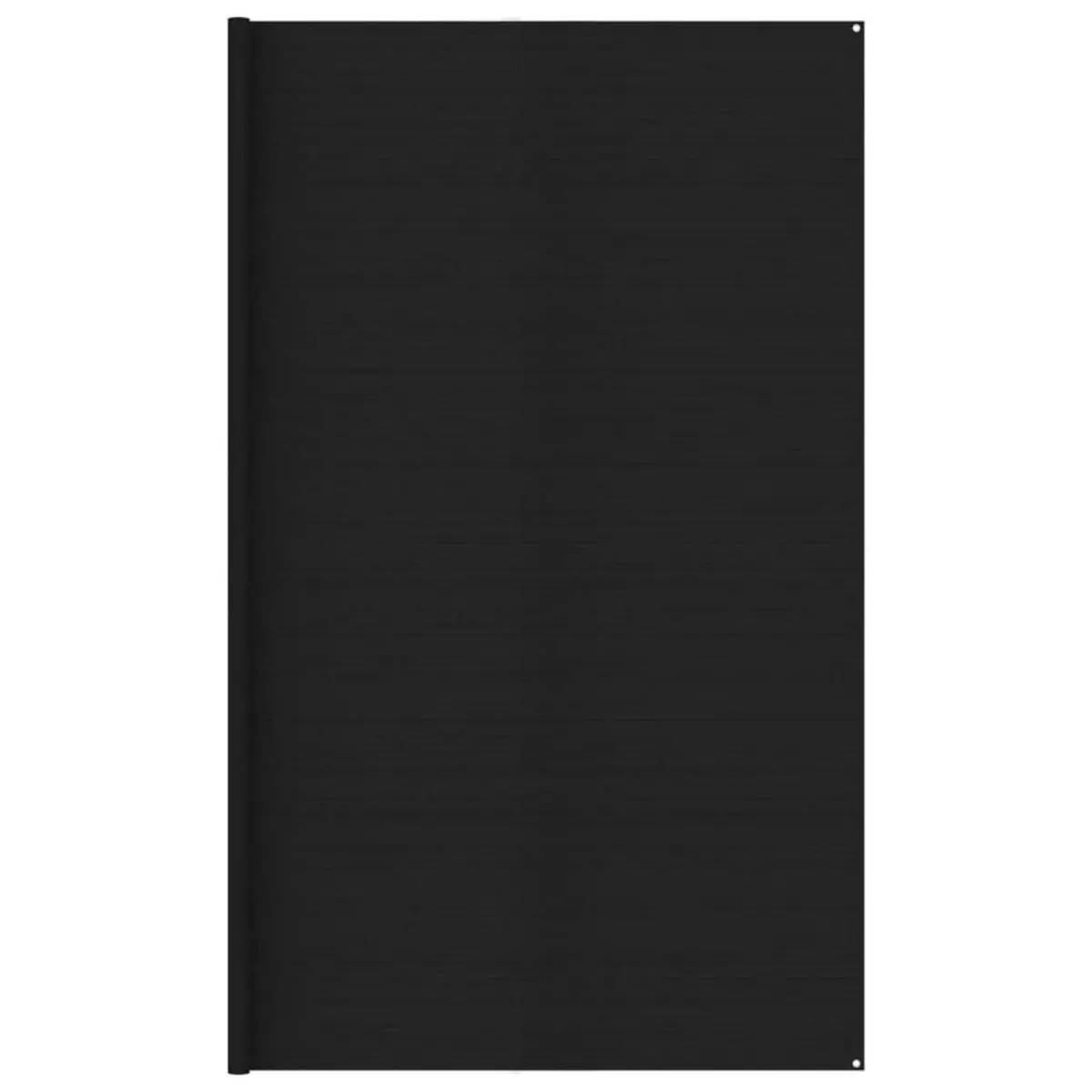 VIDAXL Tapis de tente 400x500 cm Noir
