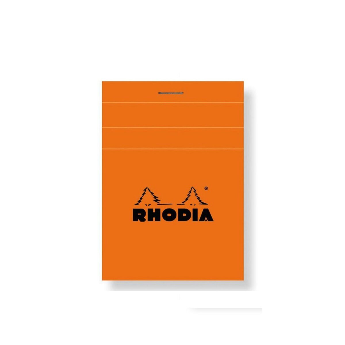 RHODIA Bloc de bureau Rhodia 7.4X10.5 cm 160 pages - Petits carreaux - orange