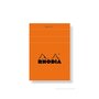RHODIA Bloc de bureau Rhodia 7.4X10.5 cm 160 pages - Petits carreaux - orange