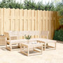 Voir la diapositive 1 : VIDAXL Salon de jardin 4 pcs bois massif de pin