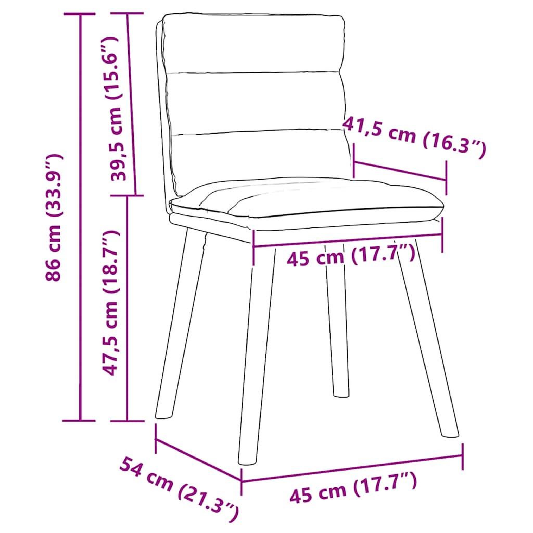 Voir la diapositive 6 : VIDAXL Chaises a manger lot de 6 gris clair tissu