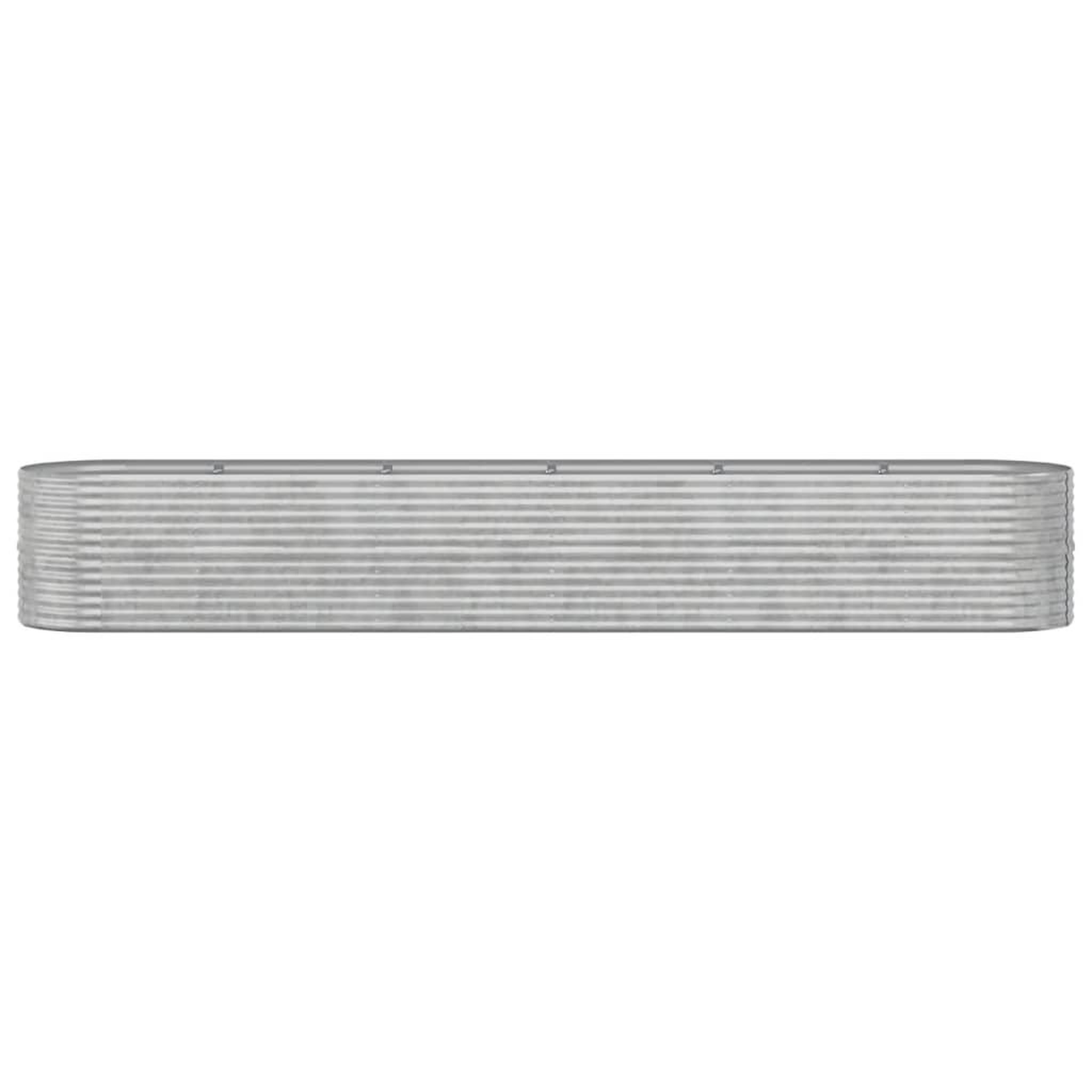 Voir la diapositive 3 : VIDAXL Lit sureleve de jardin Acier enduit de poudre Argente