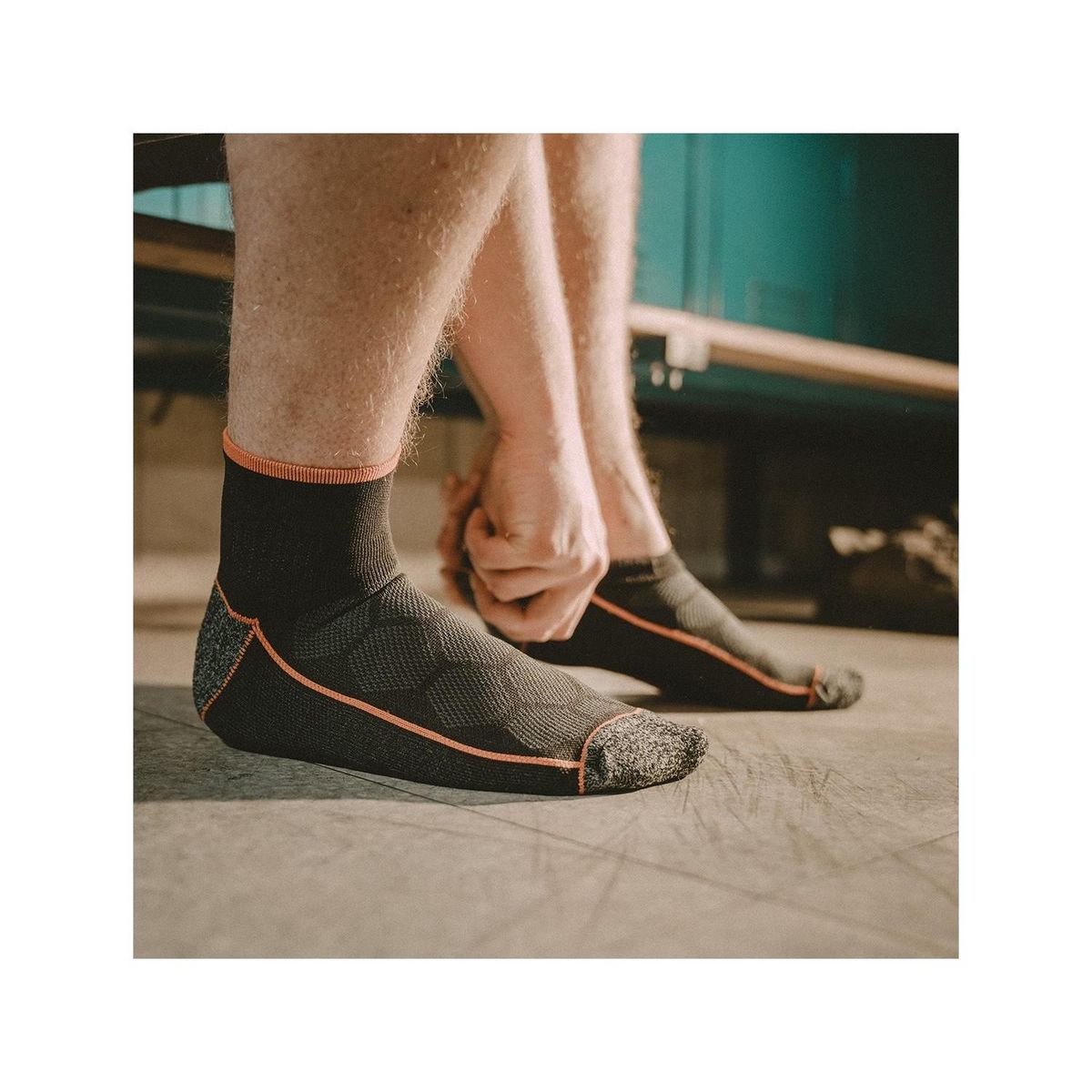 Black et Decker Lot de 4 Paires de Chaussettes Socquettes de travail Tool