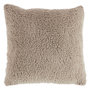 Voir la diapositive 2 : ACTUEL Coussin déco en sherpa Ecossais/uni 