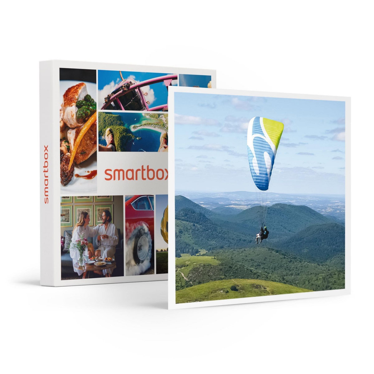 Smartbox Vol en parapente de 25 min et photo-souvenir près du mont Blanc pour 2 personnes - Coffret Cadeau Sport & Aventure
