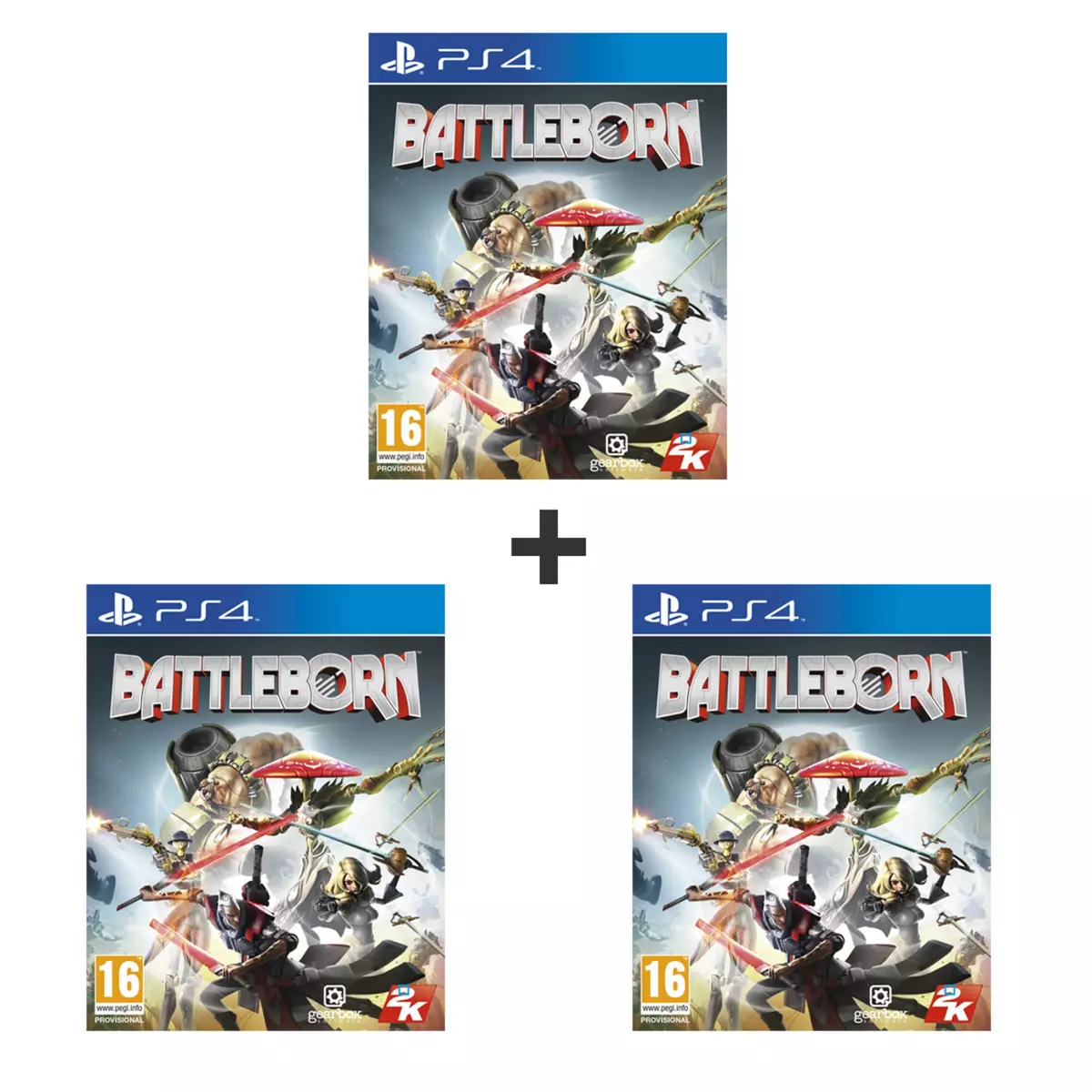 3 jeux Battleborn PS4