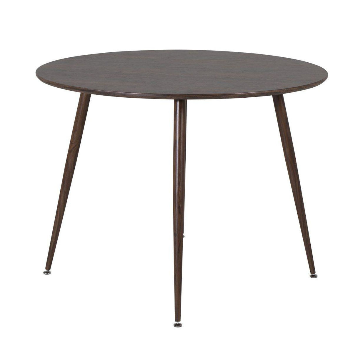 Paris Prix Table à Manger Ronde  Plaza  100cm Noyer