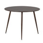 Voir la diapositive 1 : Paris Prix Table à Manger Ronde  Plaza  100cm Noyer