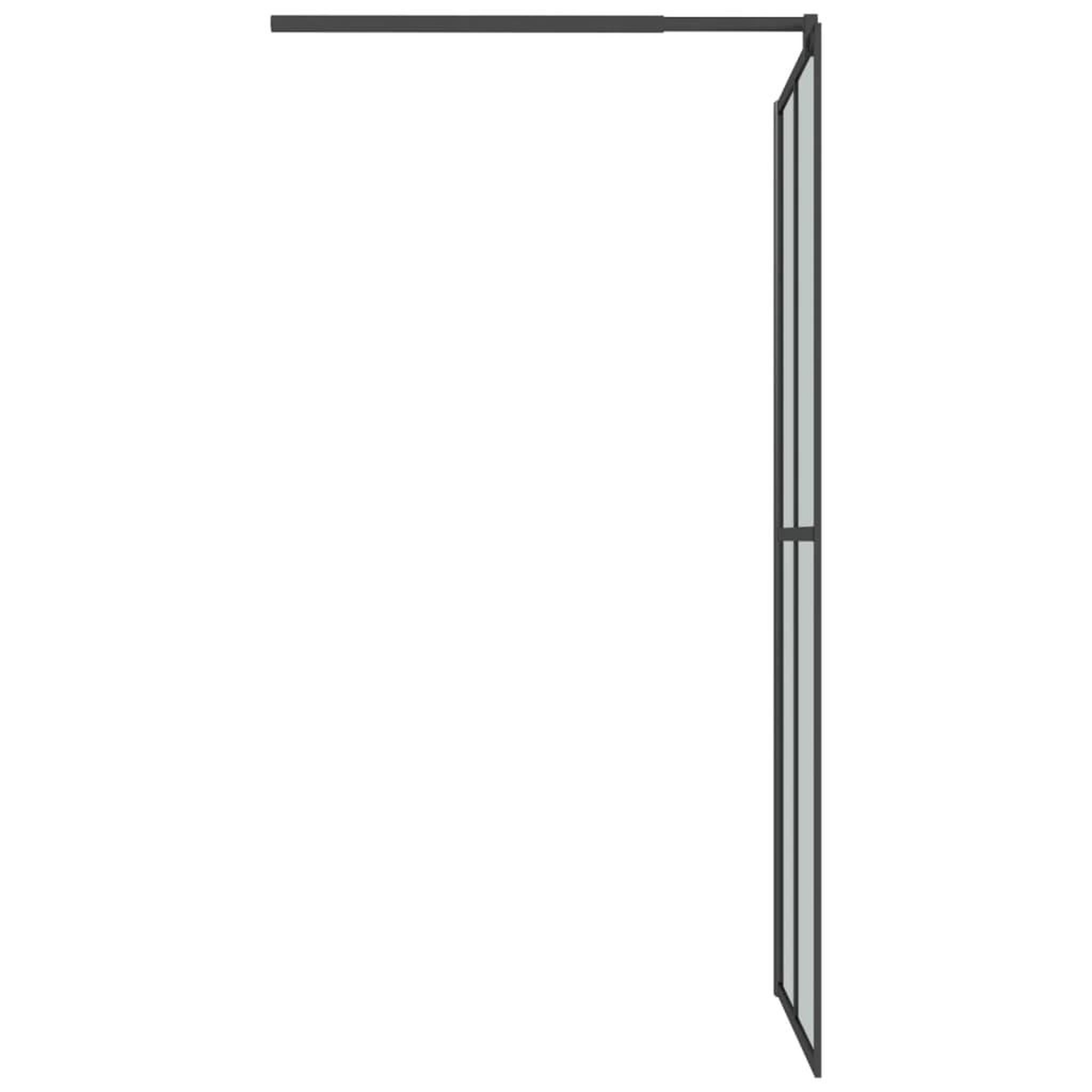 Voir la diapositive 4 : VIDAXL Ecran de douche 118x190 cm Verre trempe fonce