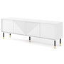 Voir la diapositive 1 : BEST MOBILIER Kirua - meuble tv - 4 portes - 180 cm