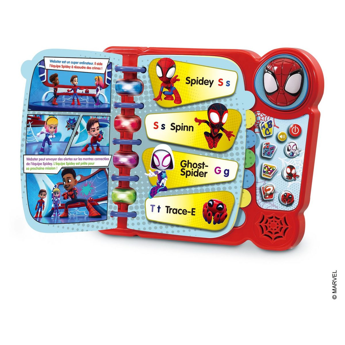VTECH Le livre-jeu éducatif de Spidey