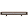 Voir la diapositive 4 : VIDAXL Support de moniteur chêne marron 100x27x15 cm bois d ingénierie