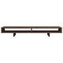 Voir la diapositive 4 : VIDAXL Support de moniteur chêne marron 100x27x15 cm bois d ingénierie