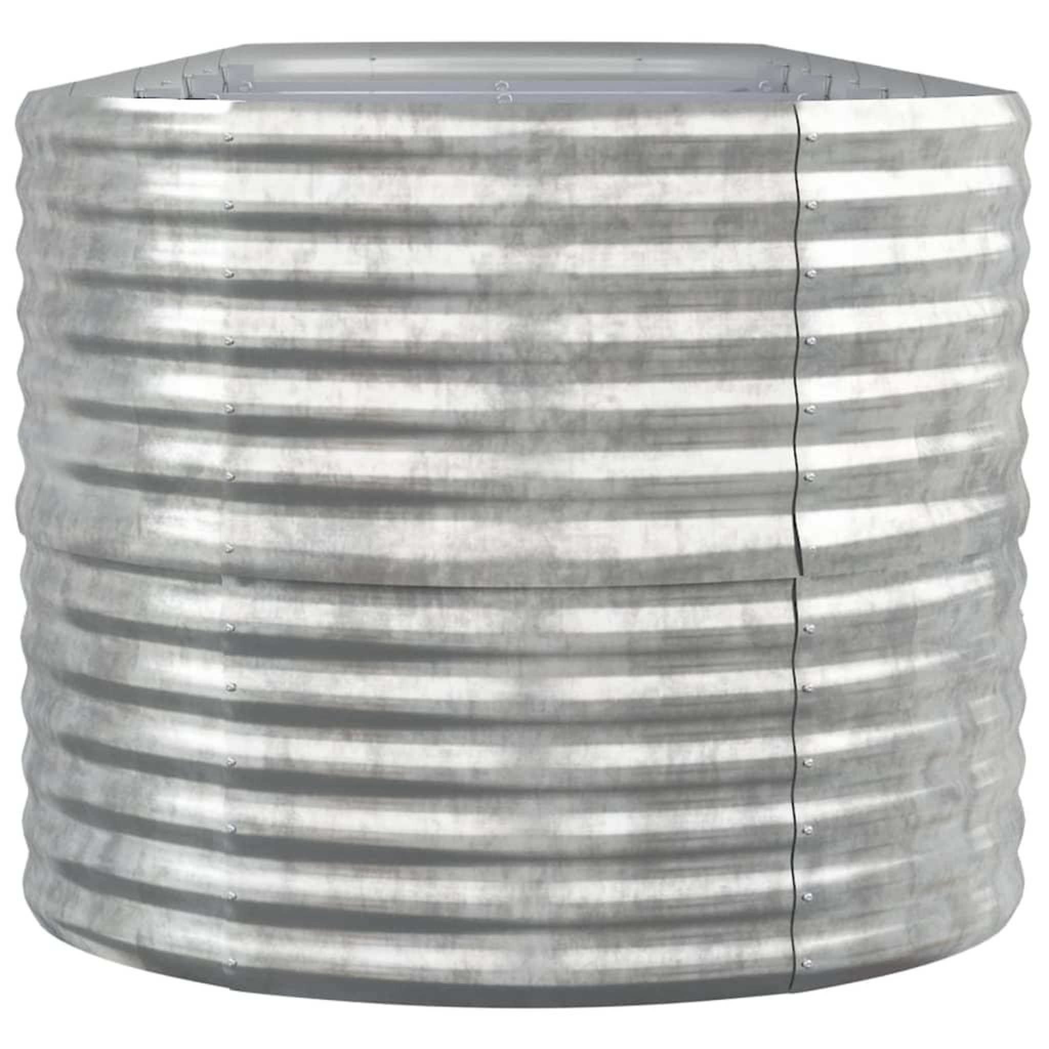 Voir la diapositive 4 : VIDAXL Lit sureleve de jardin Acier enduit de poudre Argente