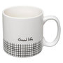 Voir la diapositive 4 : SECRET DE GOURMET Lot de 4 Mugs & Rack Design  Life  24cl Blanc