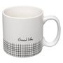 Voir la diapositive 4 : SECRET DE GOURMET Lot de 4 Mugs & Rack Design  Life  24cl Blanc