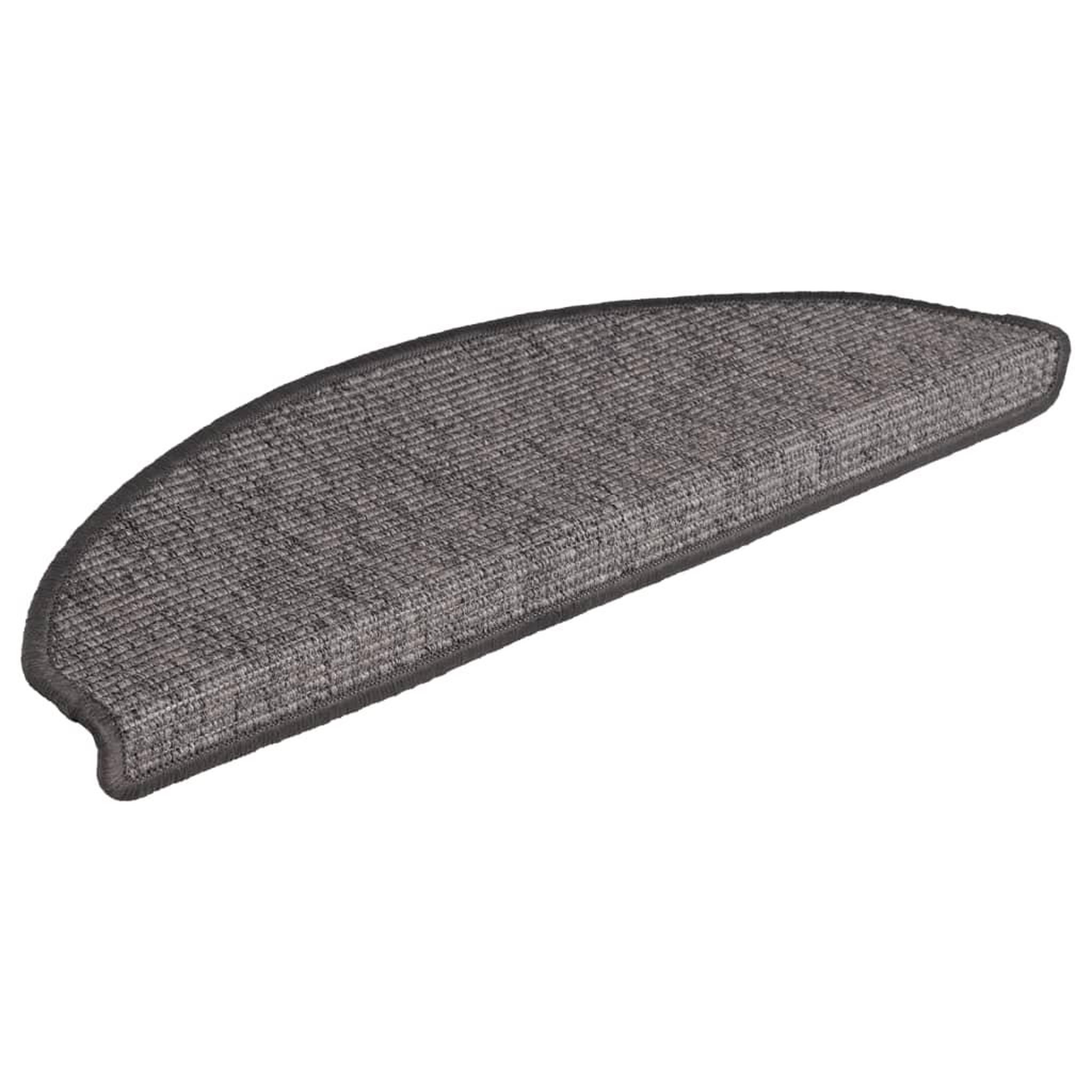 Voir la diapositive 3 : VIDAXL Tapis d'escalier auto-adhesifs 15 pcs Gris et beige 65x21x4 cm