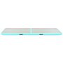 Voir la diapositive 6 : VIDAXL Tapis gonflable de gymnastique avec pompe 600x100x10cm PVC Vert