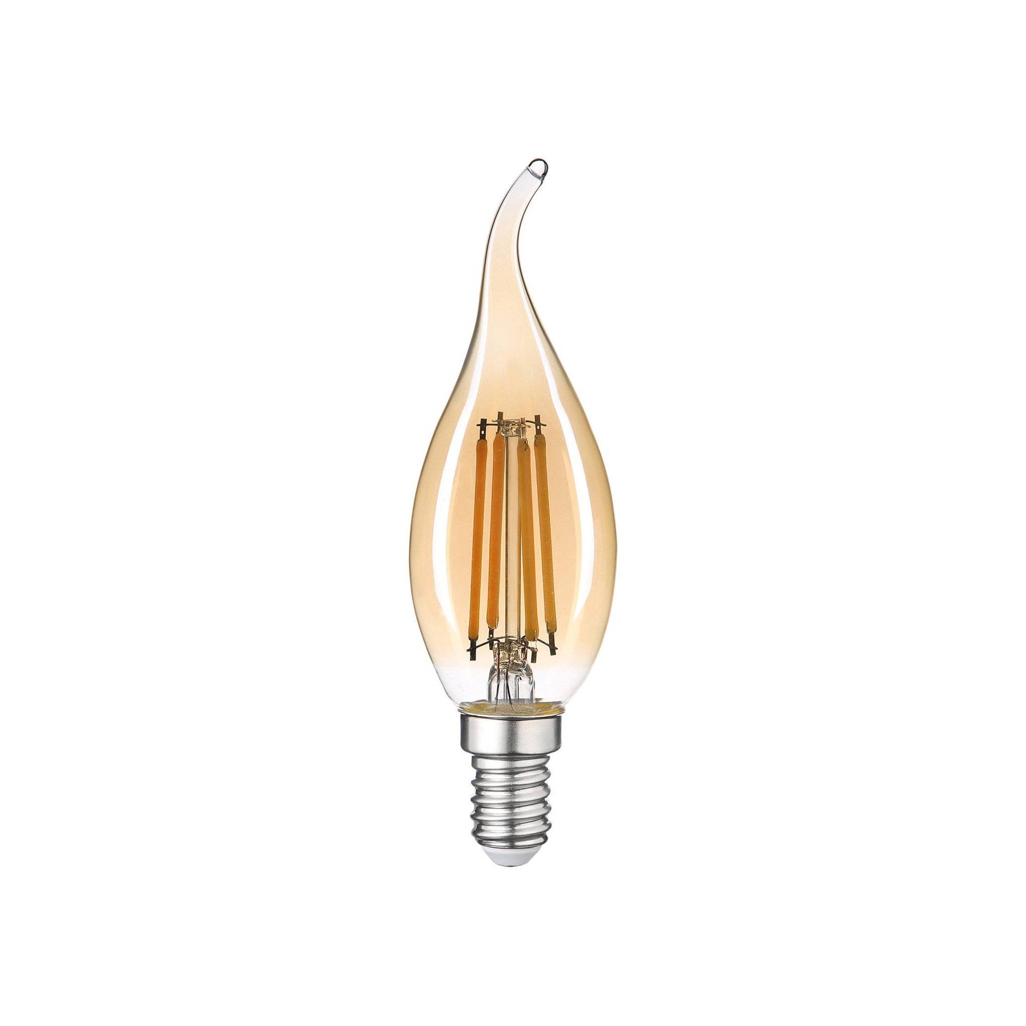 Gsc Ampoule Vintage  Bougie Souffle du Vent  LED 4W 2500K