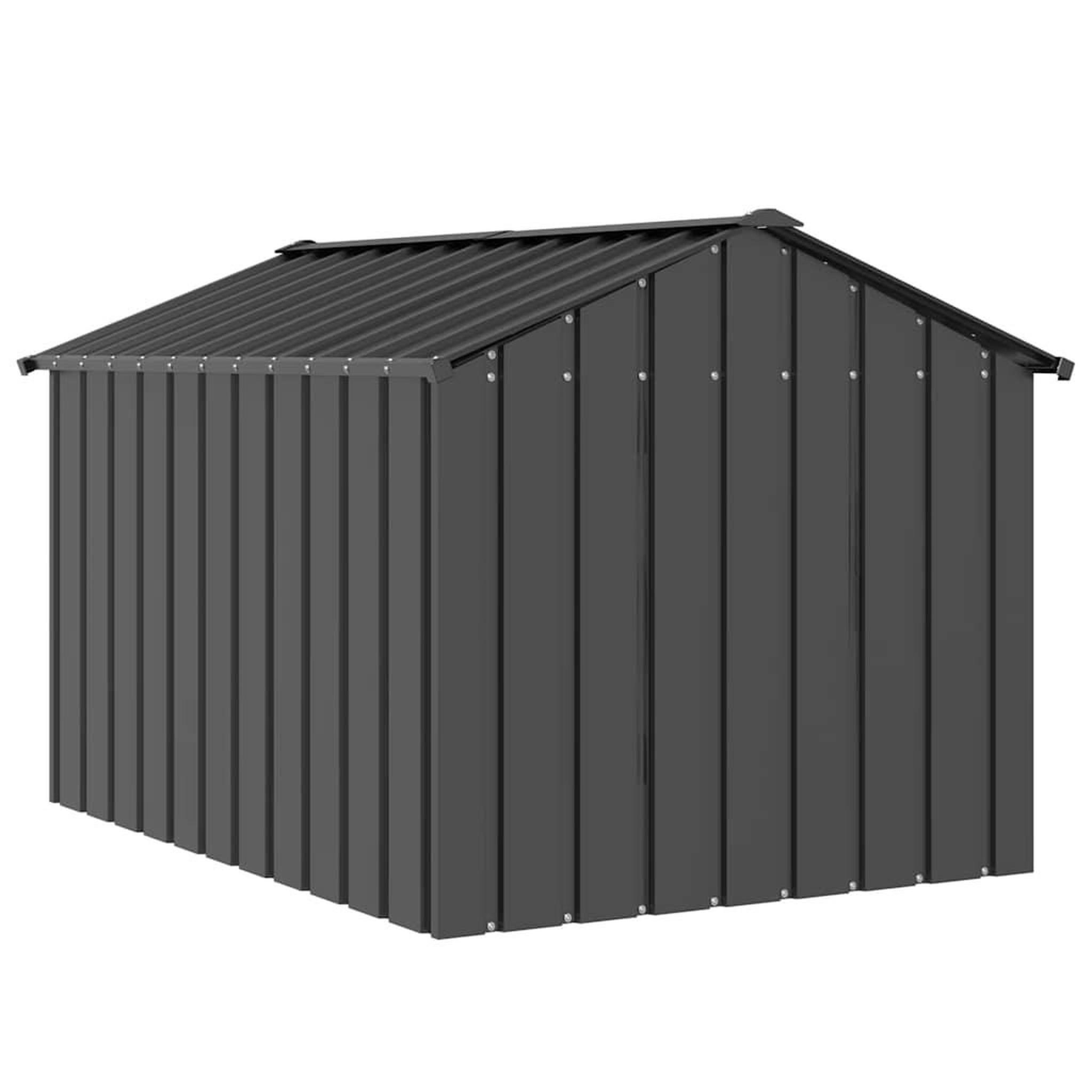 Voir la diapositive 5 : VIDAXL Niche pour chien avec toit noir 113x153x101 cm acier galvanise