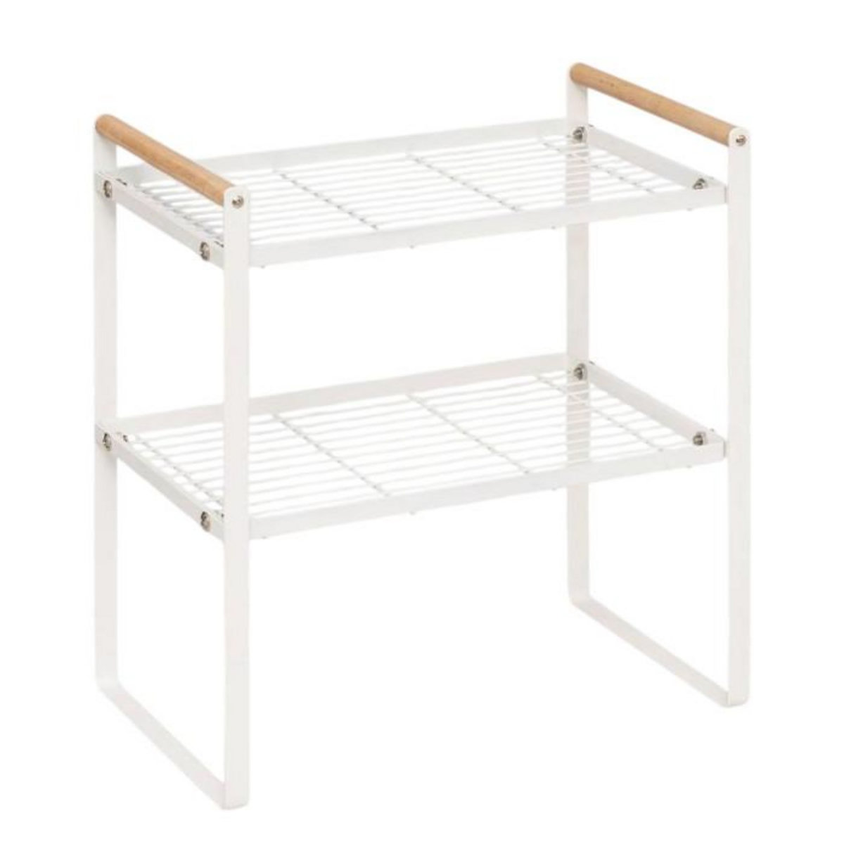 FIVE Étagère de Cuisine 2 Niveaux  Balm  33cm Blanc