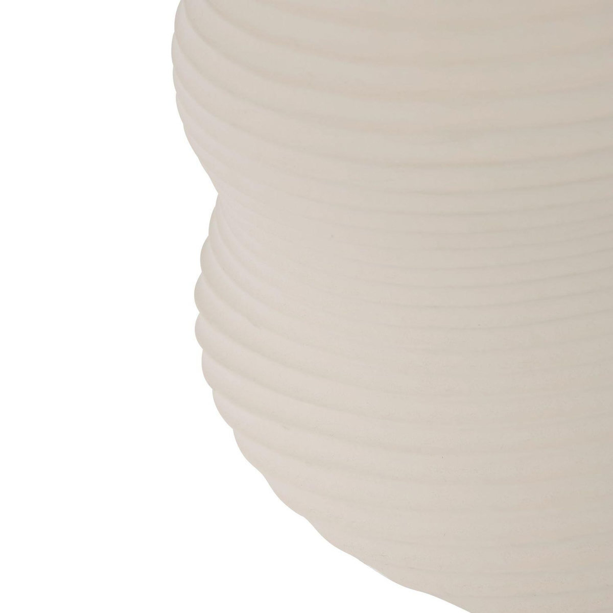 ATMOSPHERA Table à café torsadée ronde SADDLE - Beige