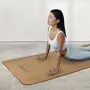 VIVEZEN Tapis de yoga, de gym, d'exercices en liège - 180 x 60 cm