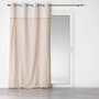Voir la diapositive 1 : Paris Prix Rideau à Œillets Imprimé  Bahina  140x240cm Beige & Blanc