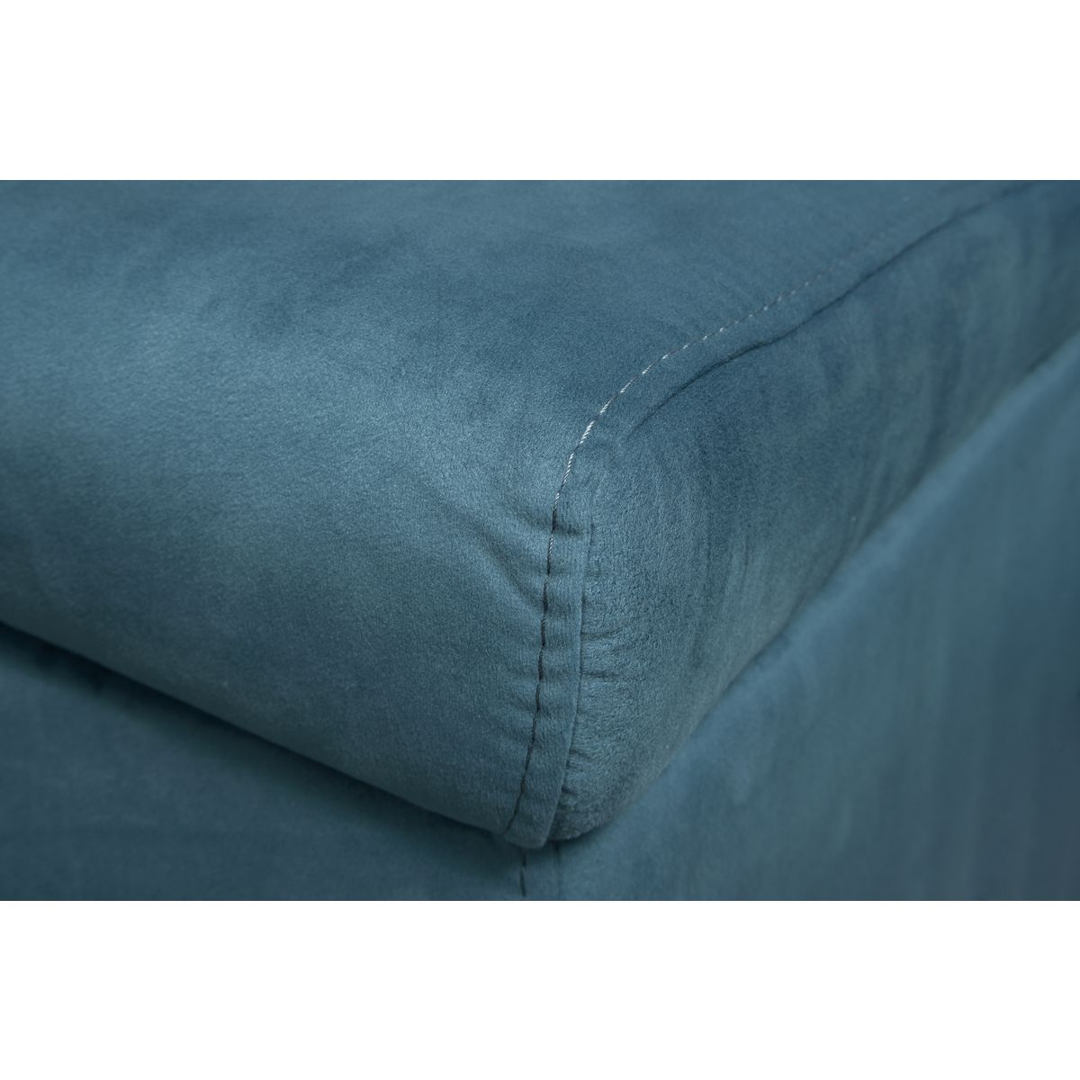 Canapé d'angle réversible convertible avec coffre en tissu ou velours GERALDINE 