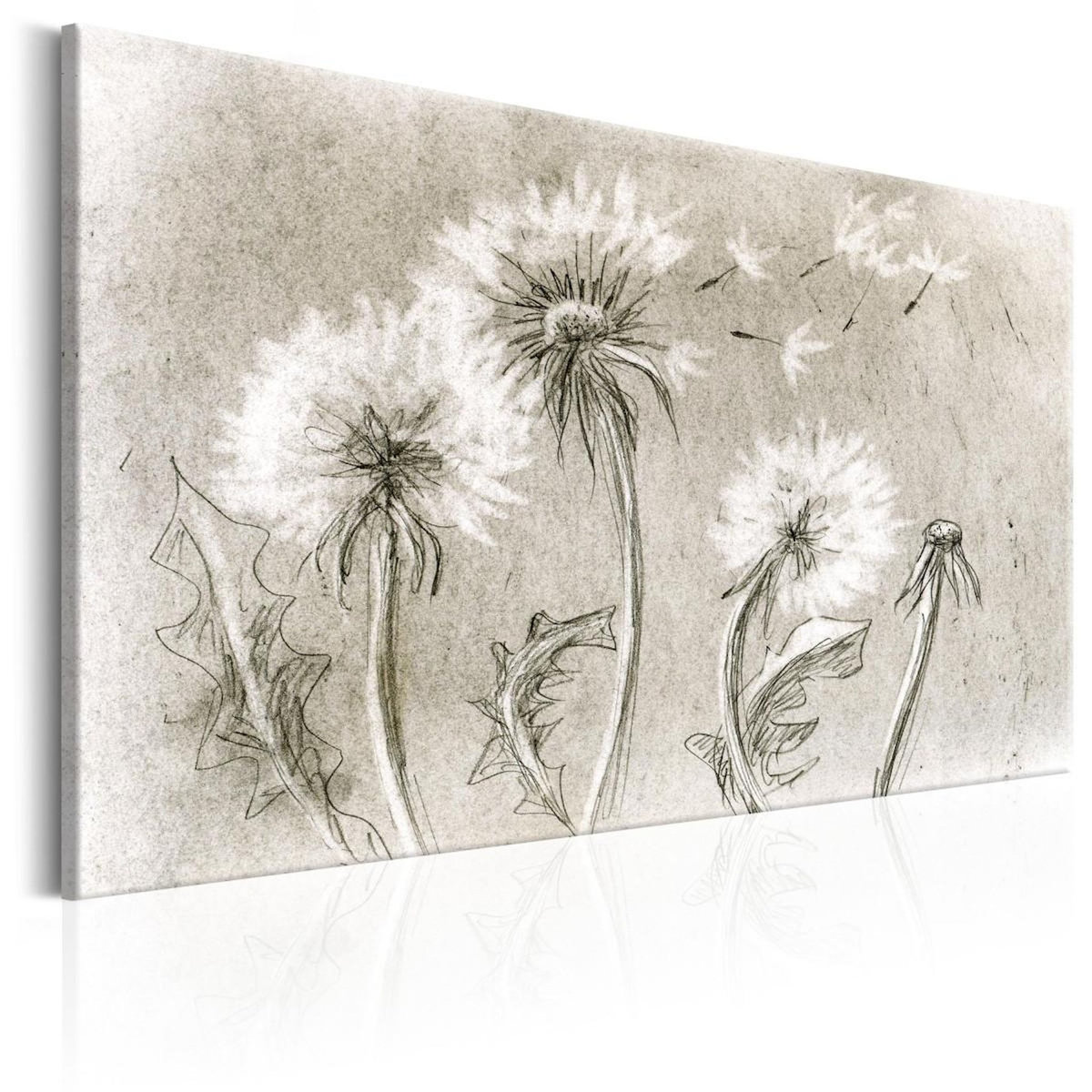 Paris Prix Tableau Imprimé  Dandelions Pencil Artwork