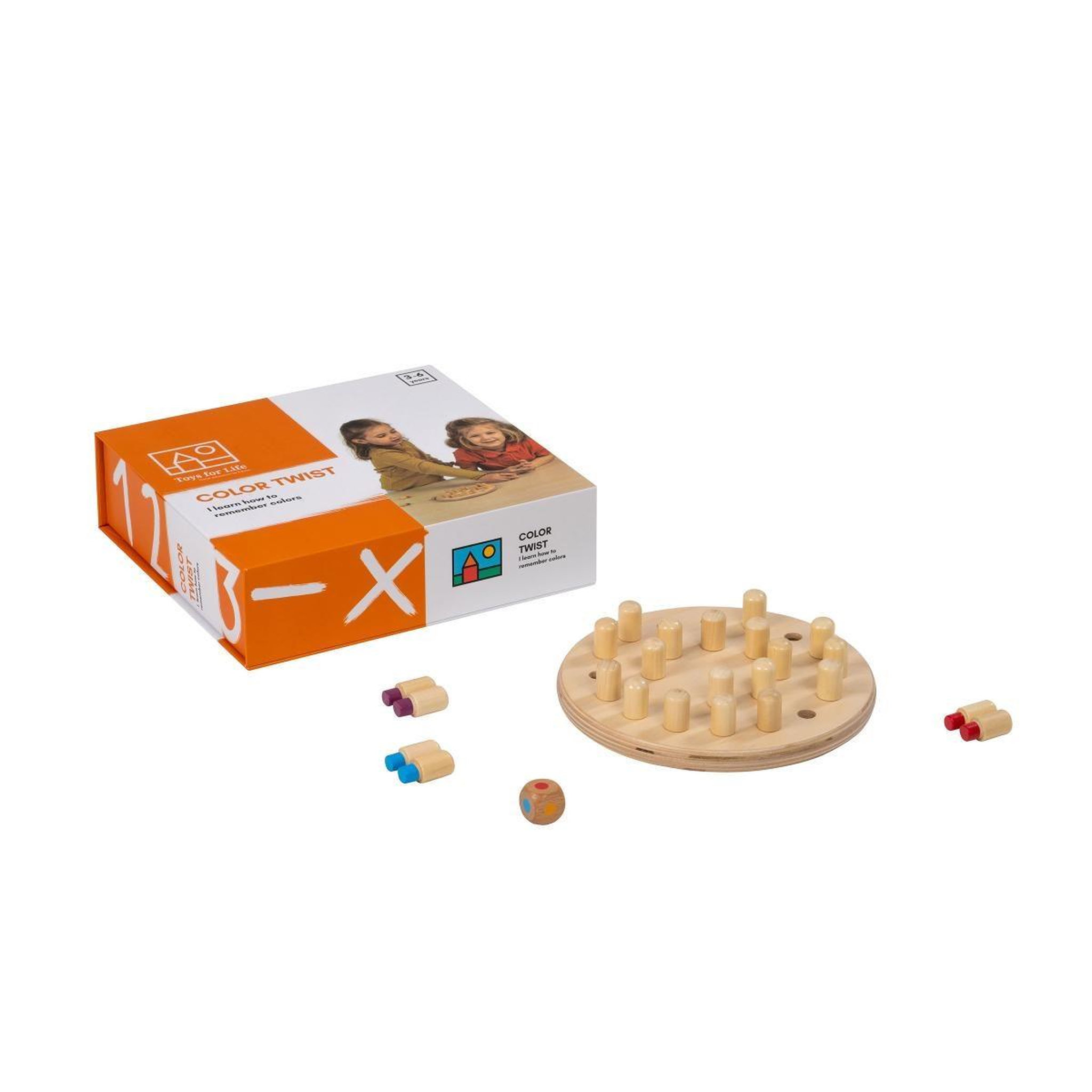 TOYSFORLIFE Color Twist, le jeu des paires de couleurs
