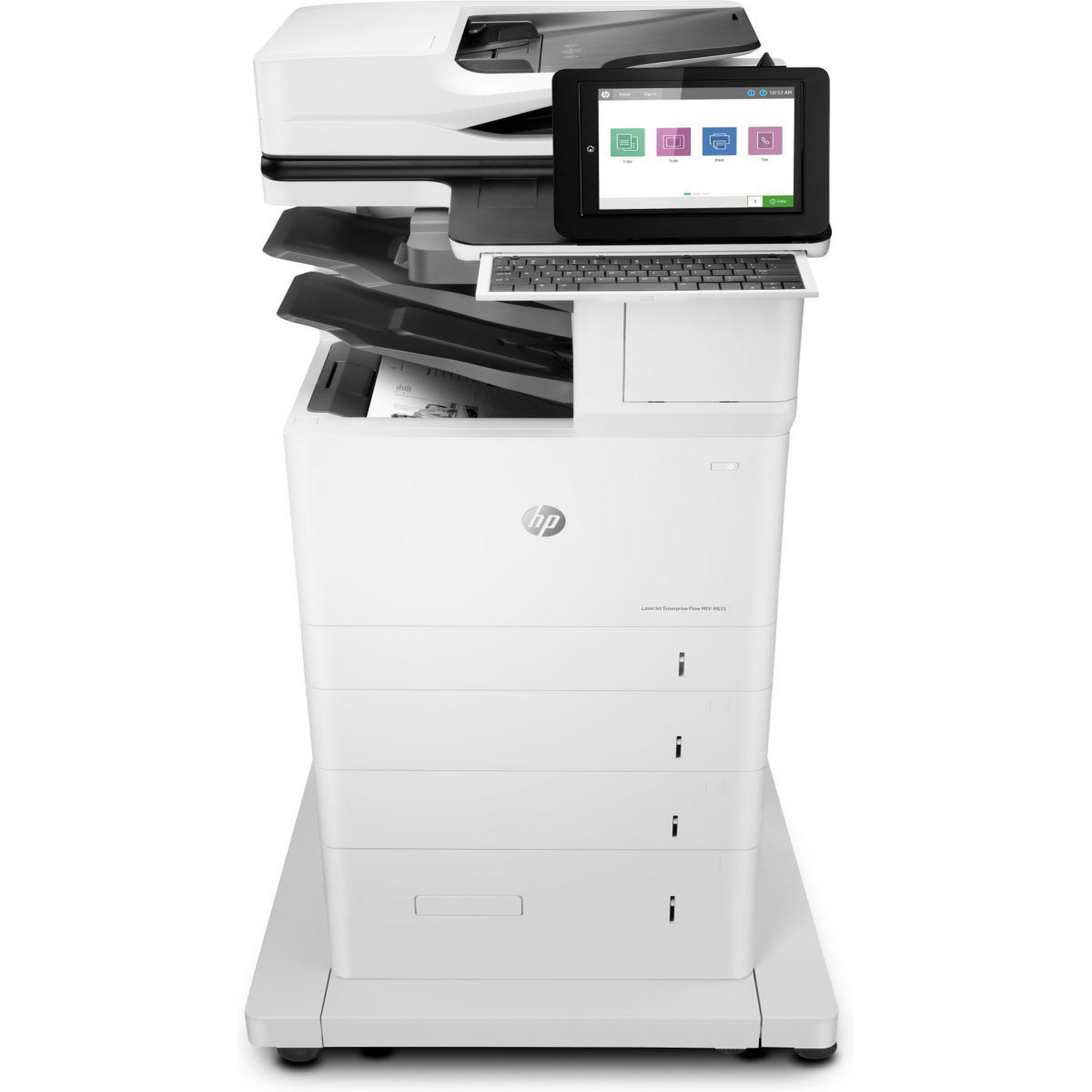 Voir la diapositive 2 : HP Imprimante laser A4 HP 7PS99A LaserJet Enterprise Flow MFP M635ze 1200 x 1200 ppp 61 ppm noir et blanc