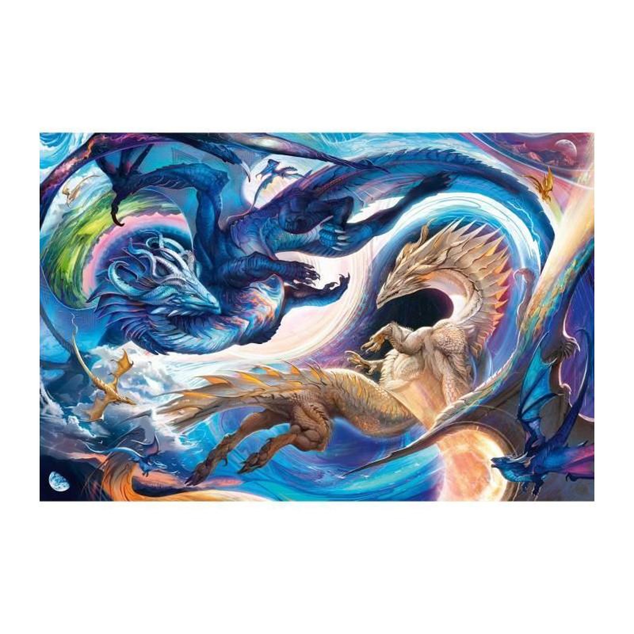 Voir la diapositive 1 : RAVENSBURGER Puzzle adulte 5000 pièces Dragons jour et nuit univers fantastique qualité supérieure – Ravensburger