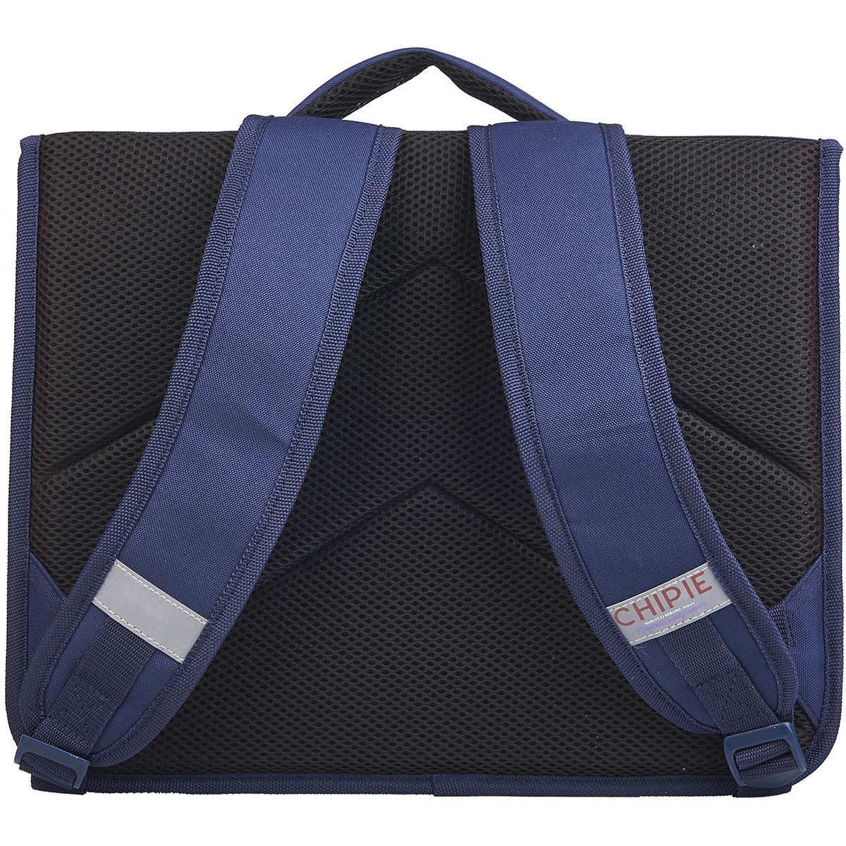 CHIPIE Cartable 38 cm CP/CE1/CE2 bleu motifs feuilles