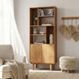 Voir la diapositive 2 : IDIMEX Buffet haut SIMONA H 188 cm en bois massif