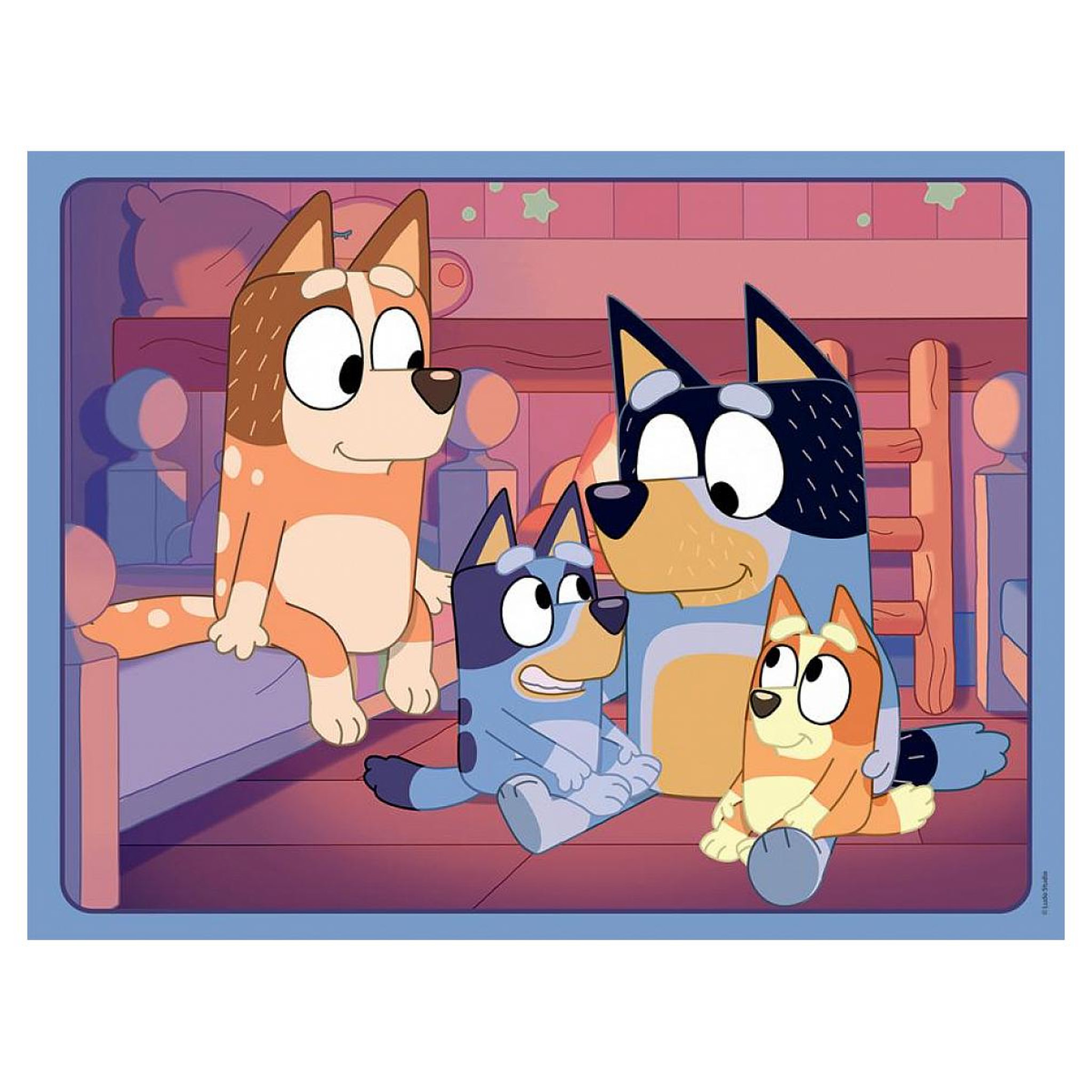Voir la diapositive 2 : Nathan Puzzle 30 p - l'heure de dormir /  bluey