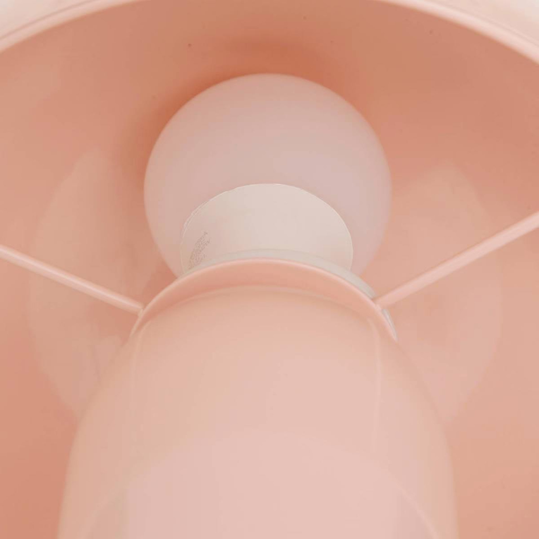 Voir la diapositive 2 : ATMOSPHERA Lampe à poser champignon  lito  24cm pêche