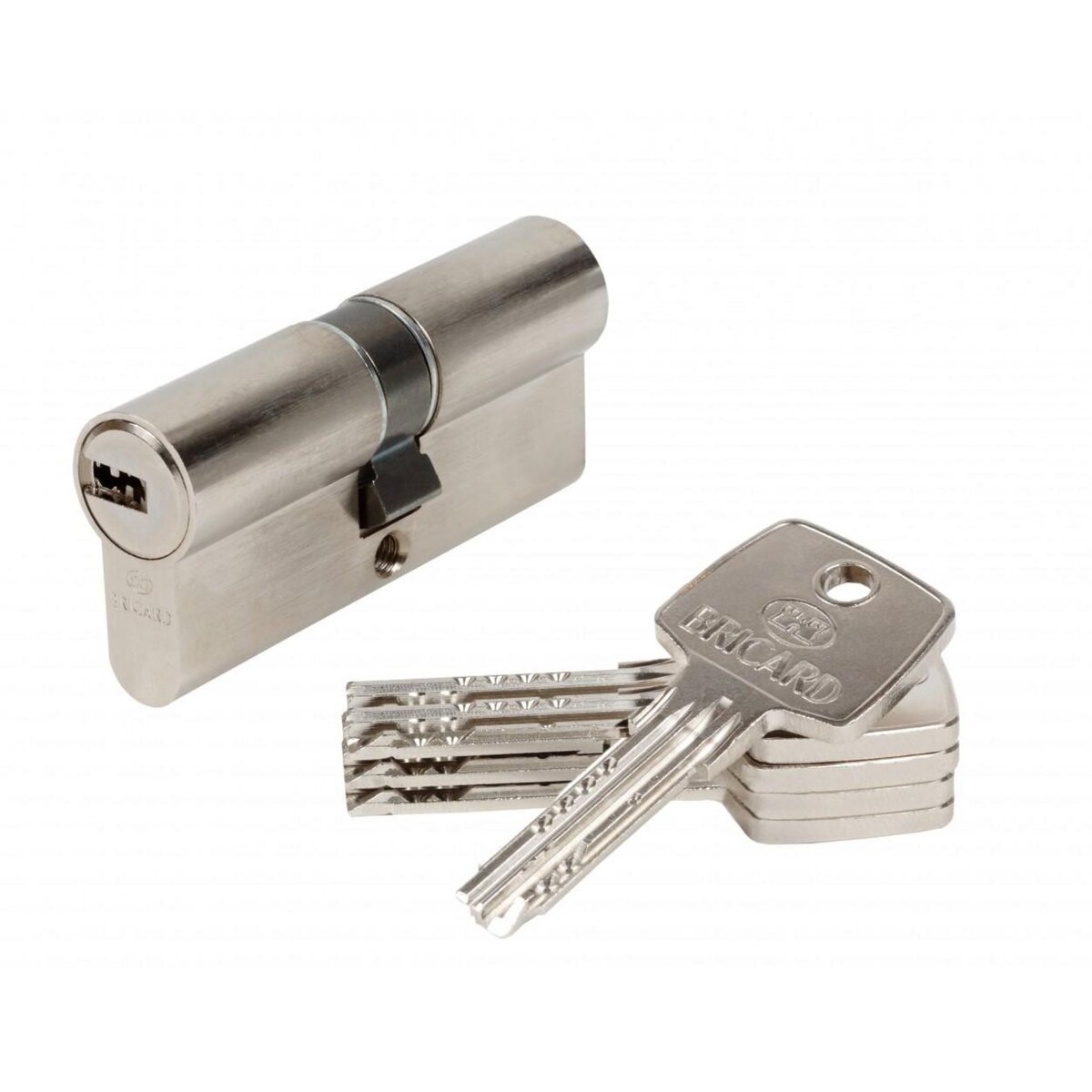 CENTRALE BRICO Cylindre de serrure BRICARD astral débrayable L.35 + 35 mm