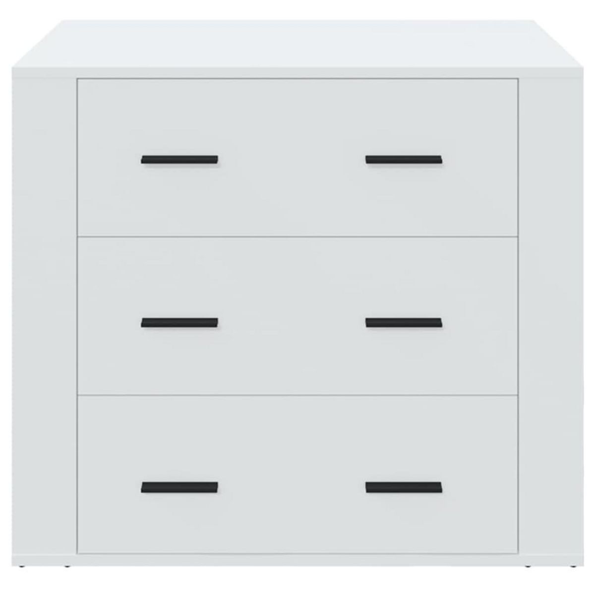 VIDAXL Buffet Blanc 80x33x70 cm Bois d'ingenierie