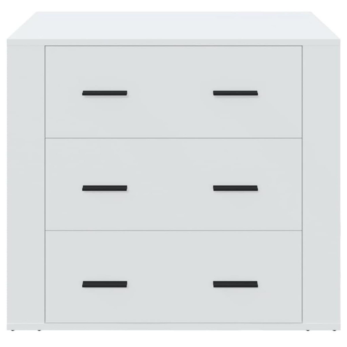 VIDAXL Buffet Blanc 80x33x70 cm Bois d'ingenierie