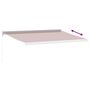 Voir la diapositive 5 : VIDAXL Auvent manuel retractable bordeaux 400x300 cm