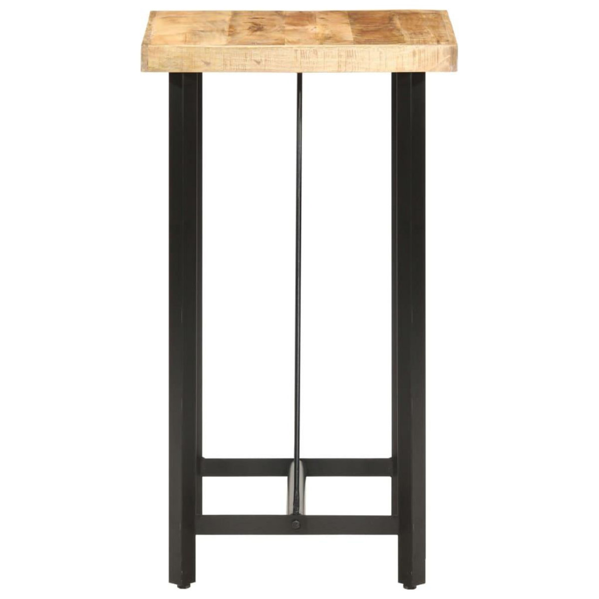 VIDAXL Table de bar 60x60x107 cm Bois de manguier brut