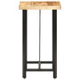 Voir la diapositive 3 : VIDAXL Table de bar 60x60x107 cm Bois de manguier brut