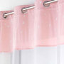 Voir la diapositive 2 : Paris Prix Rideau Voilage Phosphorescent  Moonlight  140x280cm Rose