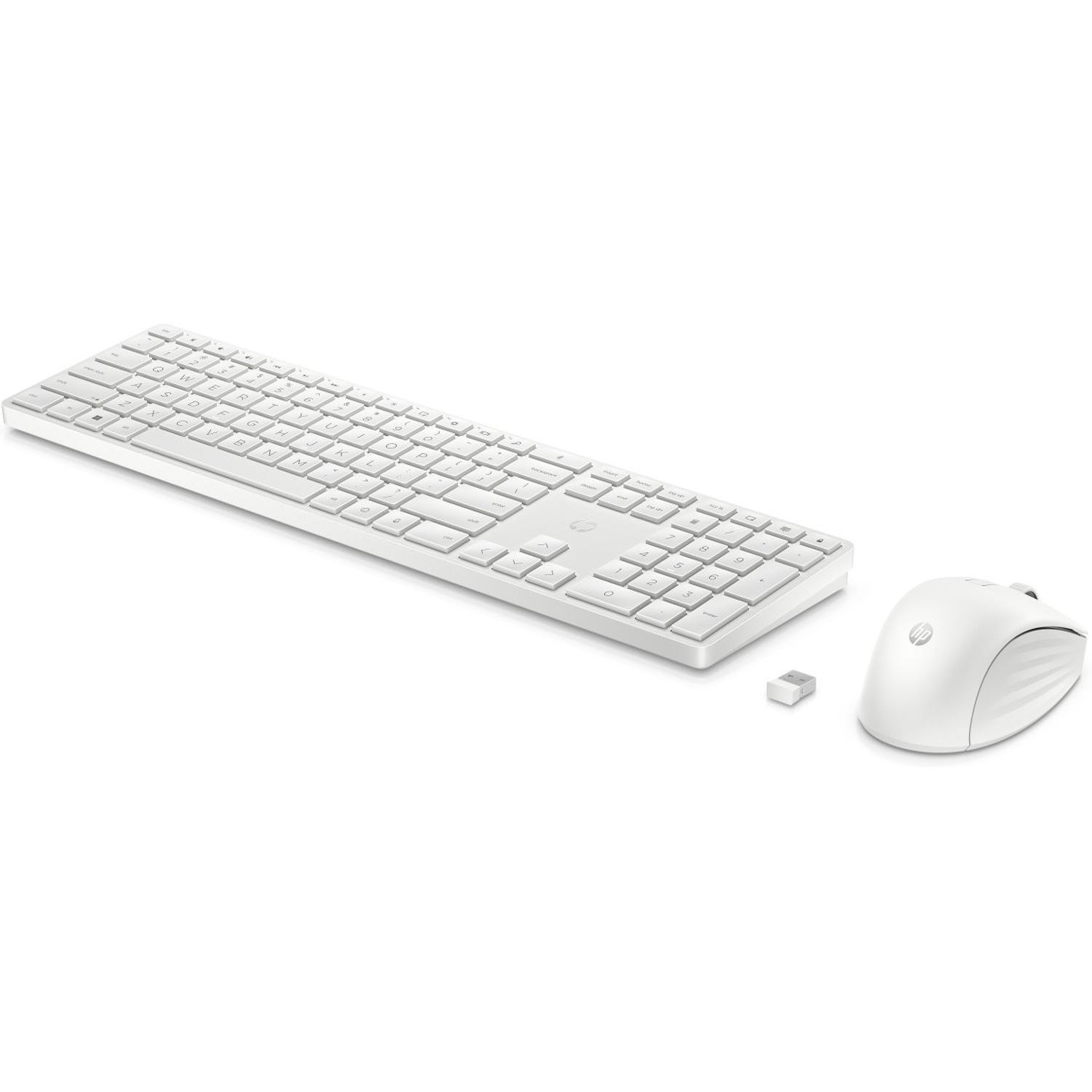 Voir la diapositive 3 : HP Hp 650 wireless keyboard and mouse combo clavier souris incluse rf sans fil blanc