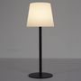 Voir la diapositive 2 : Paris Prix Lampe à Poser Extérieur  Rechargeable  40cm Noir